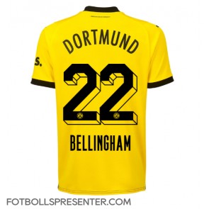 Borussia Dortmund Jude Bellingham #22 Hemma Matchtröja 2023-24 Kortärmad